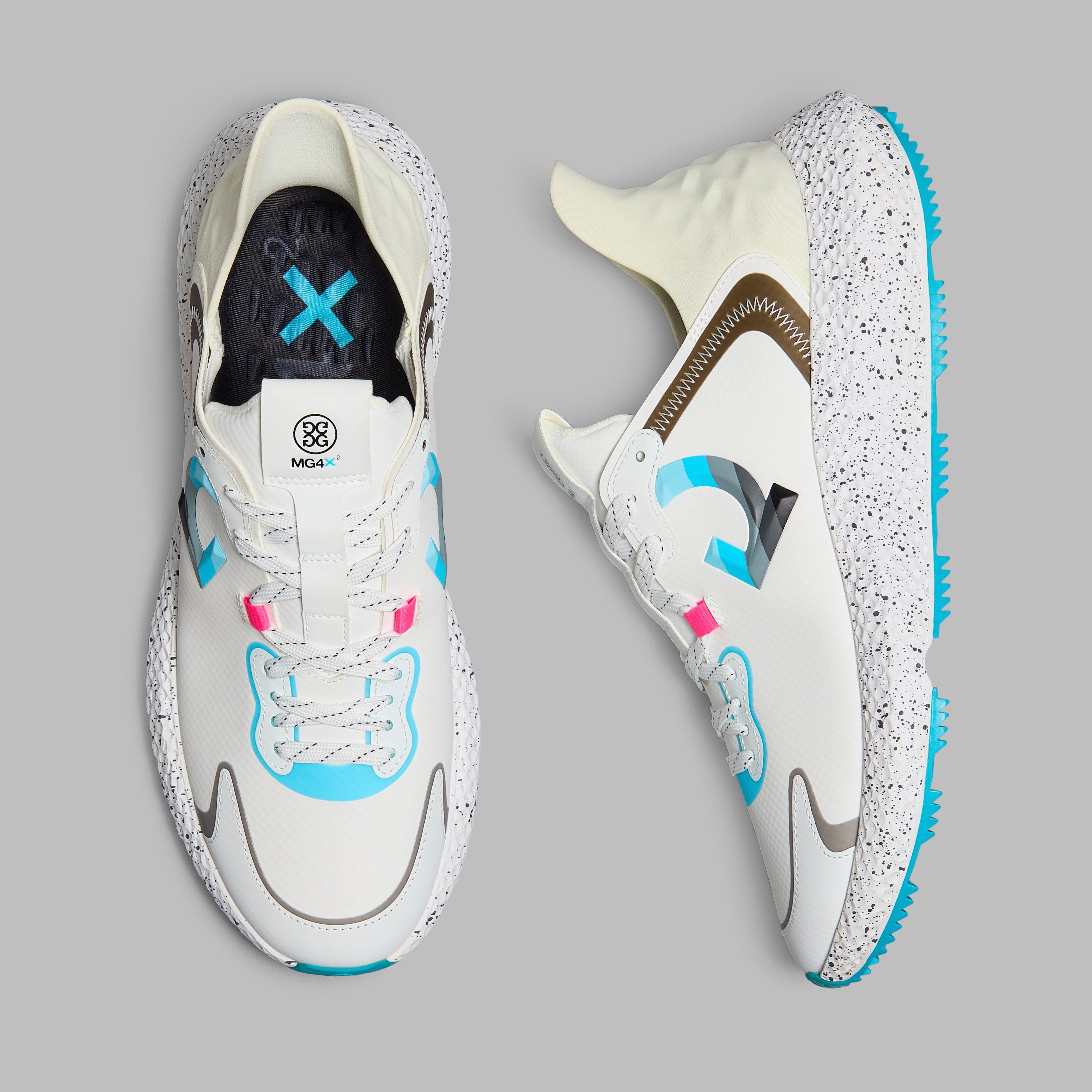 Men's MG4X2 T.P.U. Spikeless Golf Shoe - White/Multi