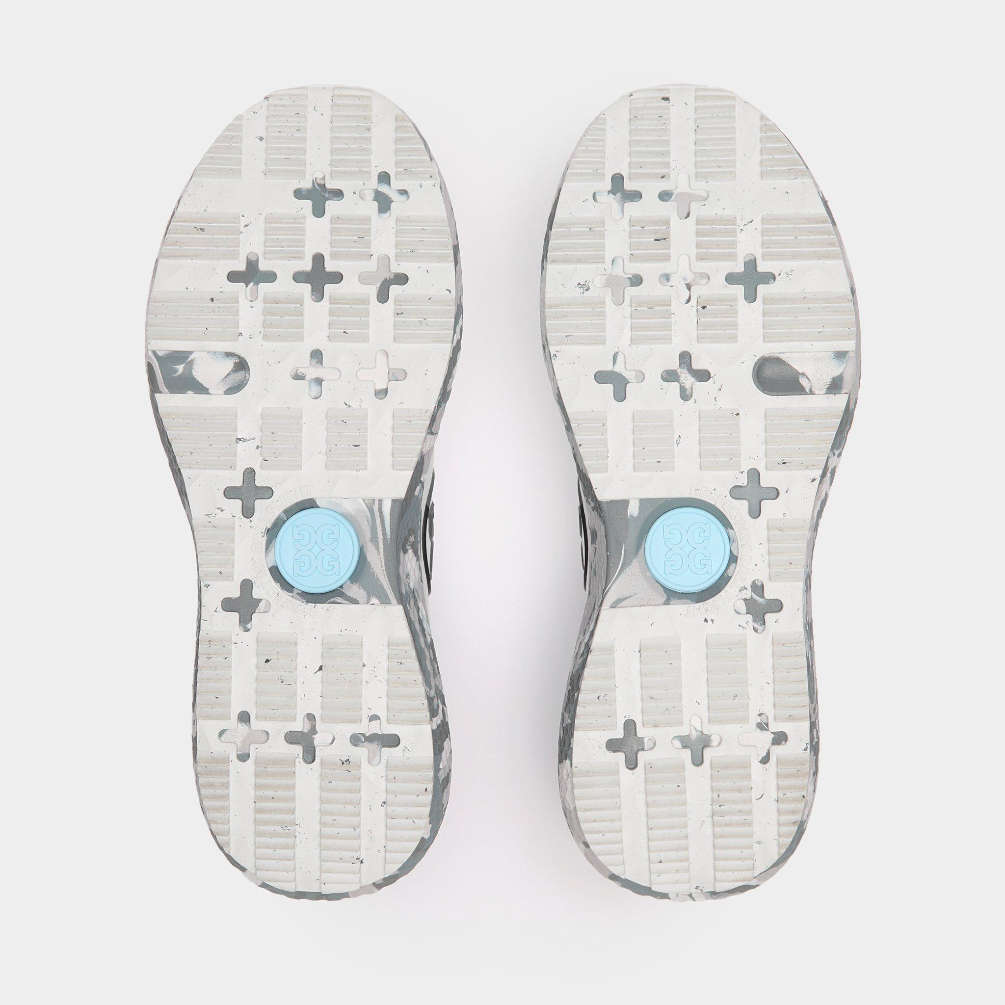 Men's MG4X2 T.P.U. Camo Sole Spikeless Golf Shoe - White/Grey