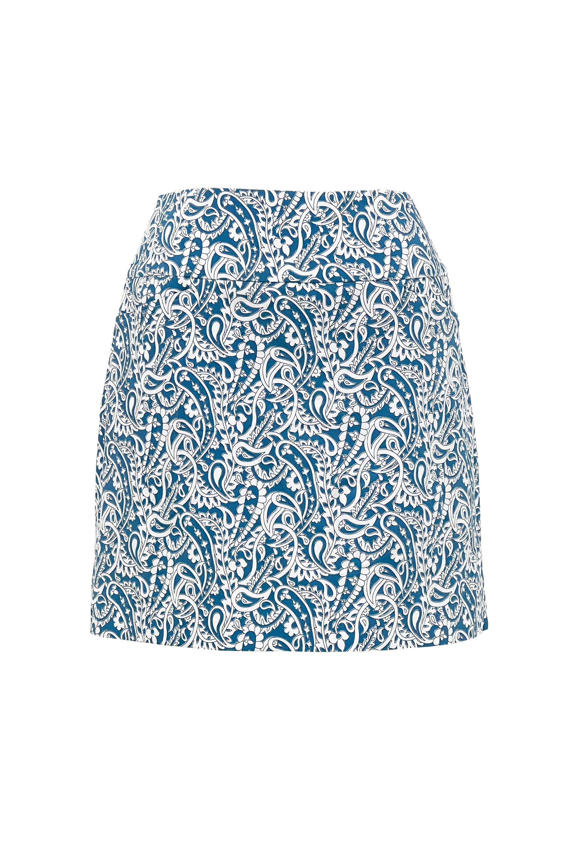 Women's Techno Printed 18 Inch Skort