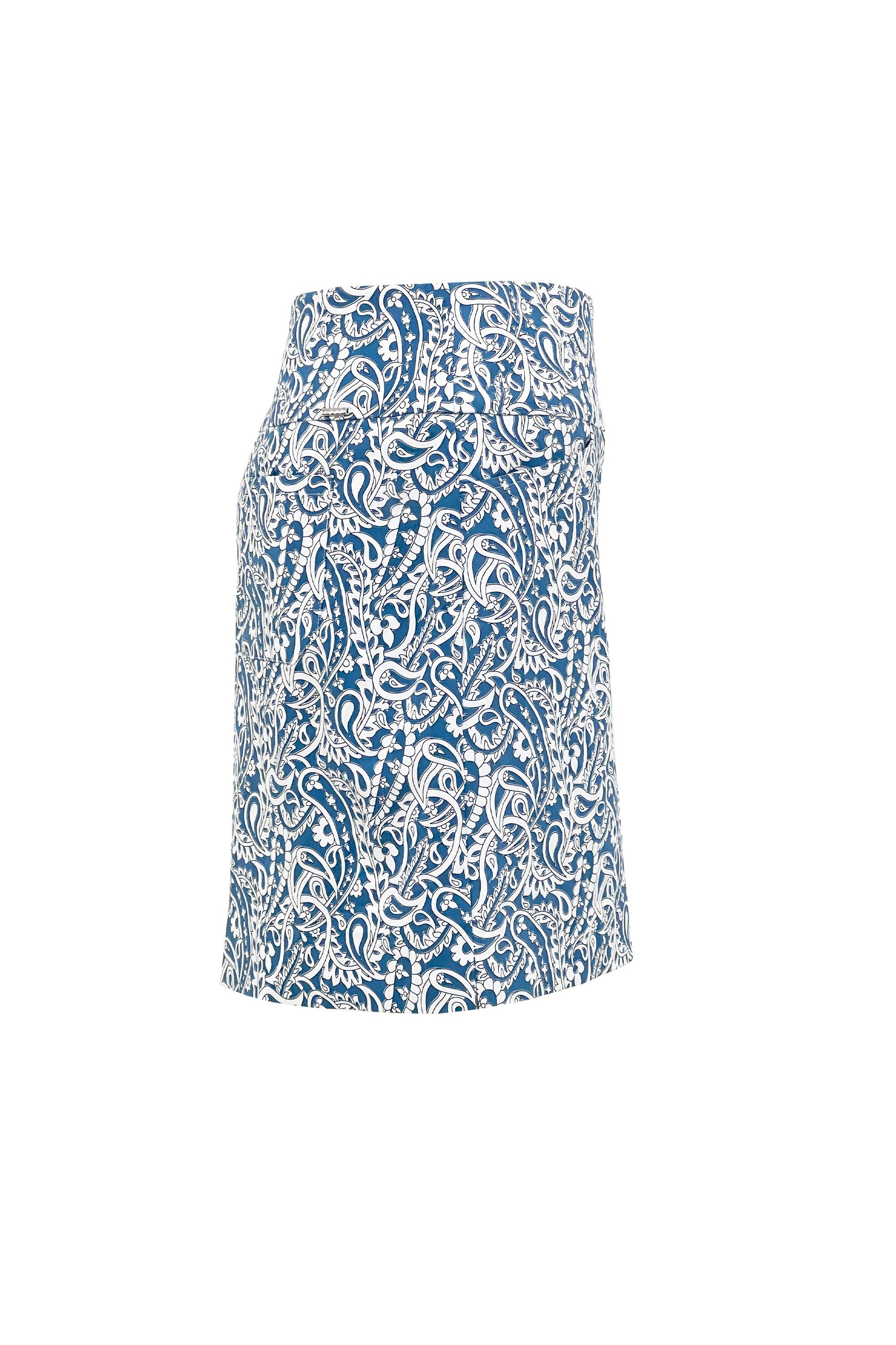 Women's Techno Printed 18 Inch Skort