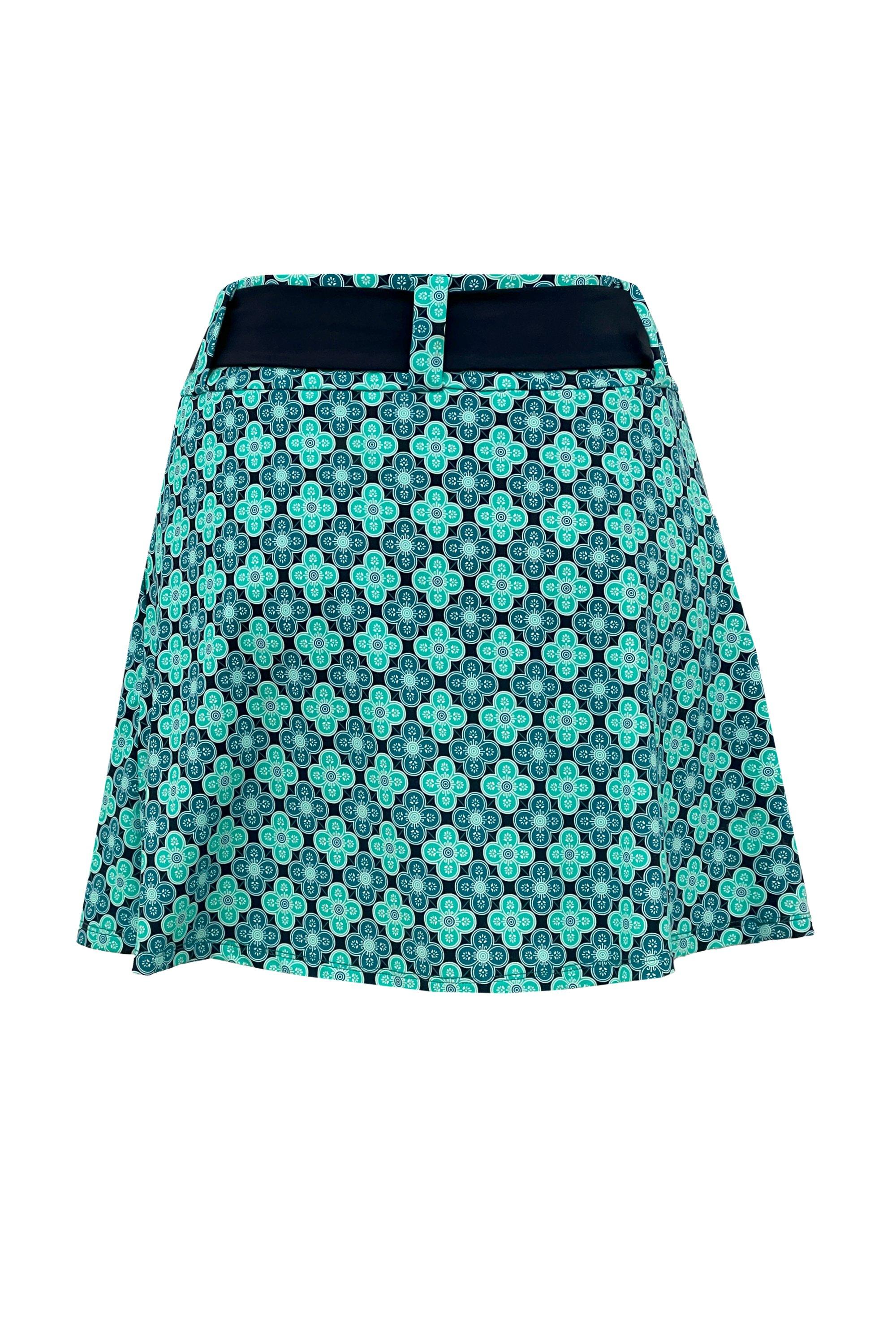 Women's Tile Print 16 Inch Skort