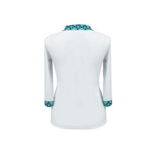 Women's Velocity Printed Trim 3/4 Sleeve Top SWING CONTROL