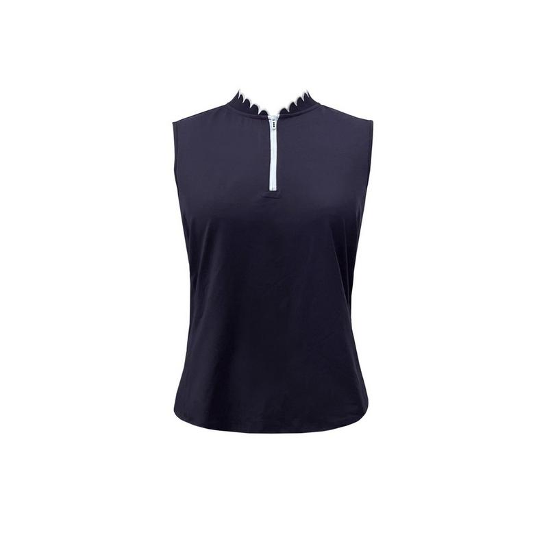 Women's Velocity Scalloped Sleeveless Top