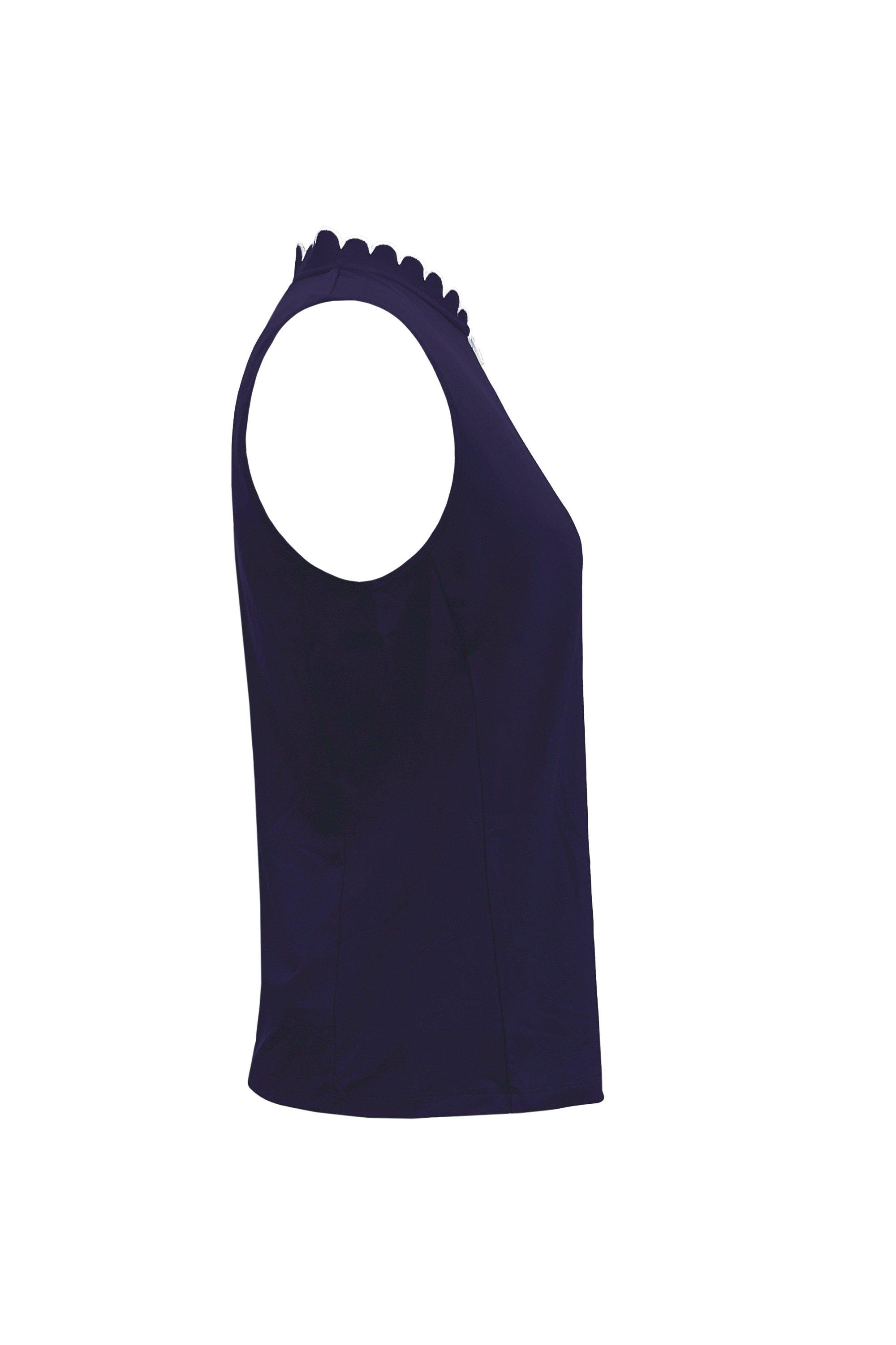 Women's Velocity Scalloped Sleeveless Top