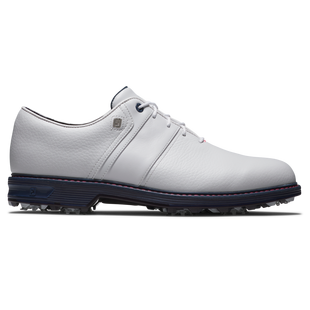 Prior Generation - Men's Premiere Series Packard Spiked Golf Shoe - White/Navy/Pink FOOTJOY