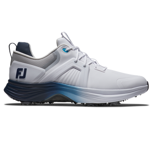 Men's Hyperflex Carbon Spiked Golf Shoe - White/Blue FOOTJOY