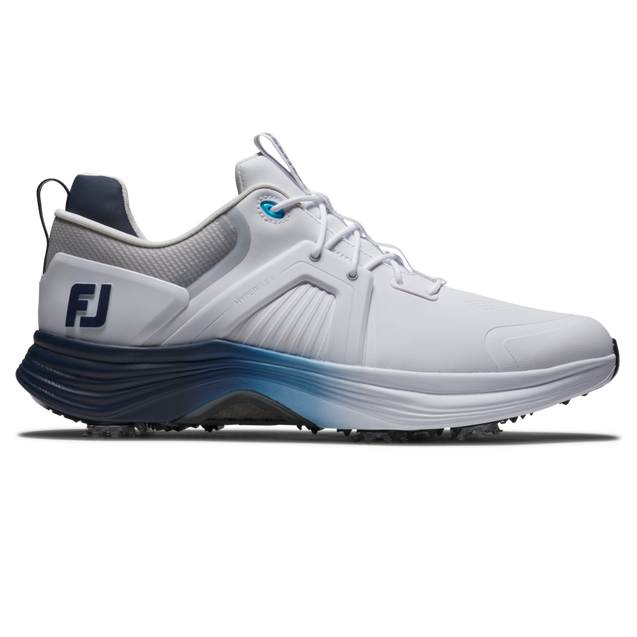 Chaussure de golf à crampons Hyperflex Carbon pour hommes - Blanc/bleu FOOTJOY