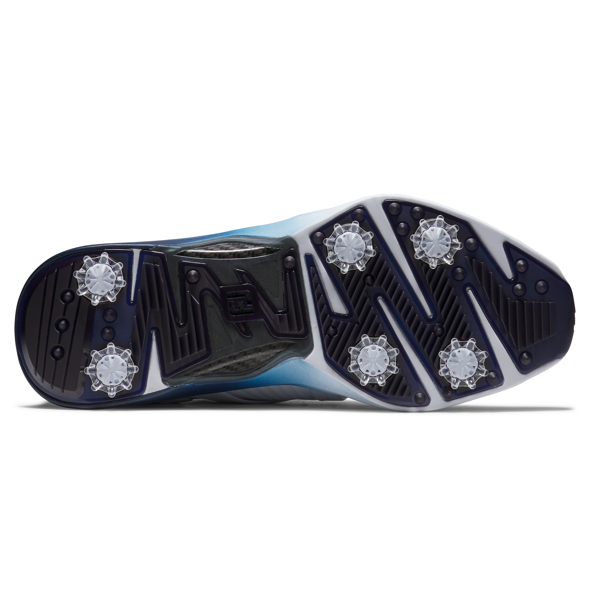 Men's Hyperflex Carbon Spiked Golf Shoe - White/Blue