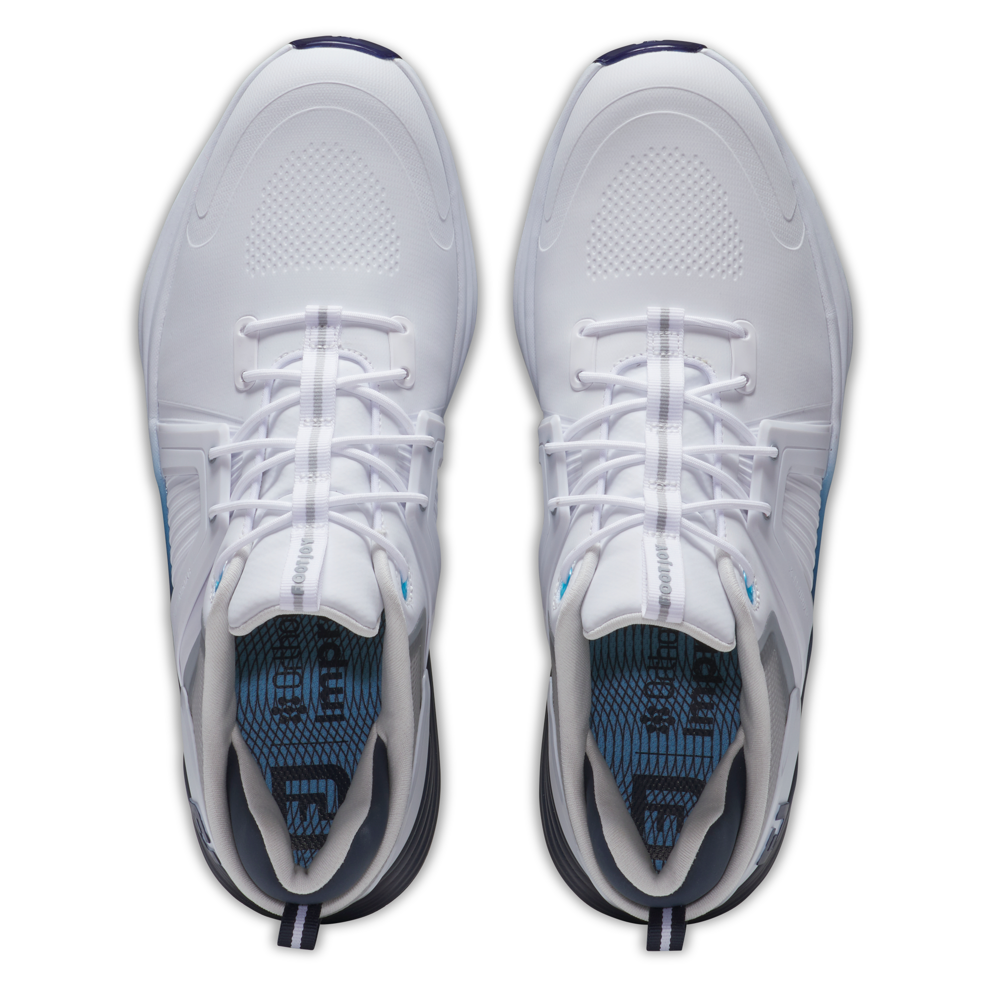 Men's Hyperflex Carbon Spiked Golf Shoe - White/Blue