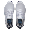 Chaussure de golf &agrave; crampons Hyperflex Carbon pour hommes - Blanc/bleu