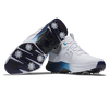 Chaussure de golf &agrave; crampons Hyperflex Carbon pour hommes - Blanc/bleu