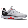 Chaussure de golf &agrave; crampons Hyperflex pour hommes - Blanc/gris/rouge