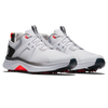 Chaussure de golf &agrave; crampons Hyperflex pour hommes - Blanc/gris/rouge