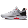 Chaussure de golf &agrave; crampons Hyperflex pour hommes - Blanc/gris/rouge