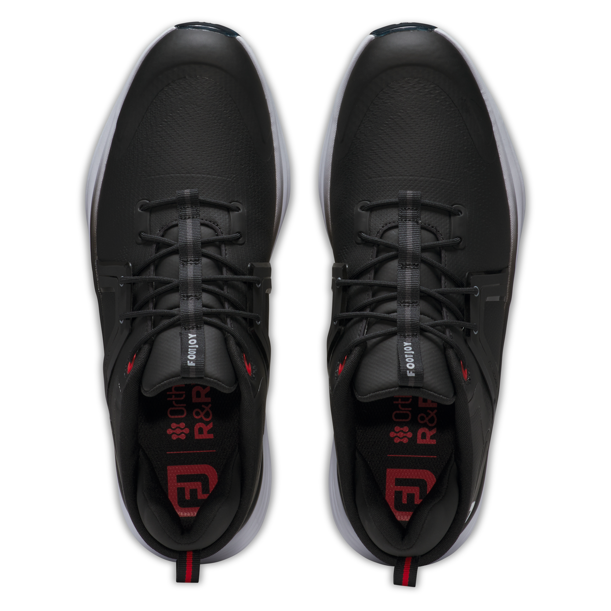 Men's Hyperflex Spiked Golf Shoe - Black/Grey/Red