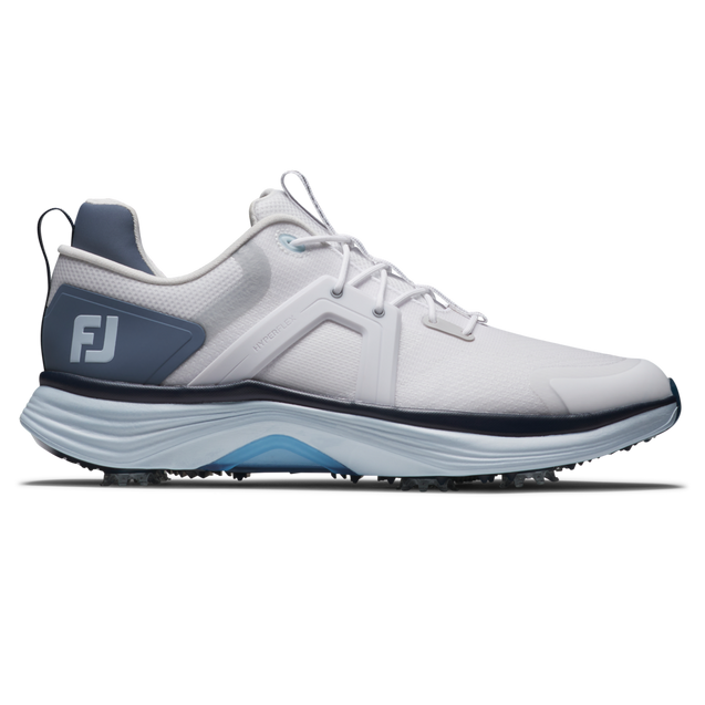 Men's Hyperflex Spiked Golf Shoe - White/Blue FOOTJOY