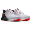 Men's Fuel Spikeless Golf Shoe - White/Black/Coral