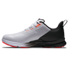 Men's Fuel Spikeless Golf Shoe - White/Black/Coral
