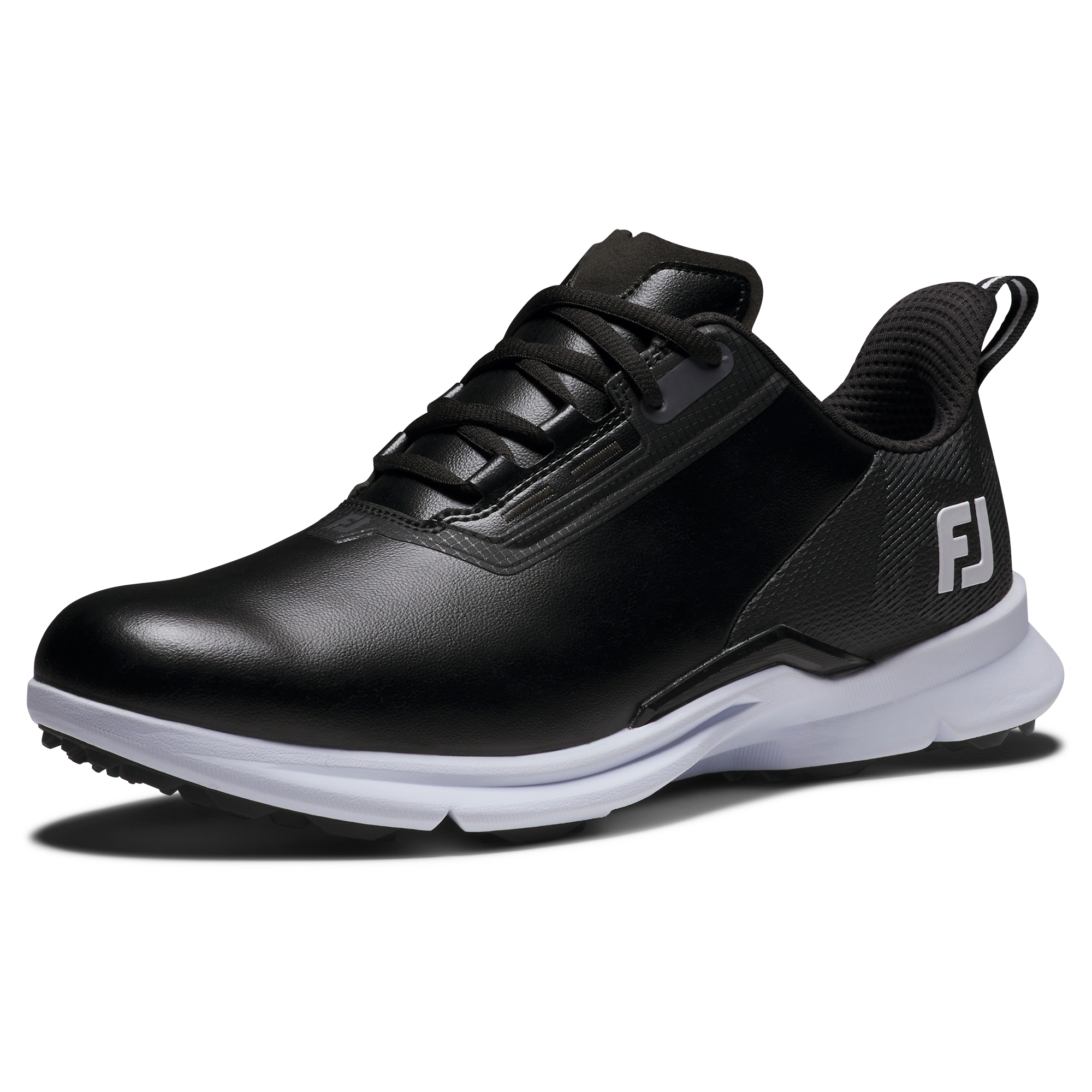 Men's Fuel Spikeless Golf Shoe - Black/White