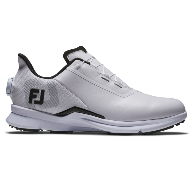 Men's Fuel BOA Spikeless Golf Shoe - White/Black FOOTJOY