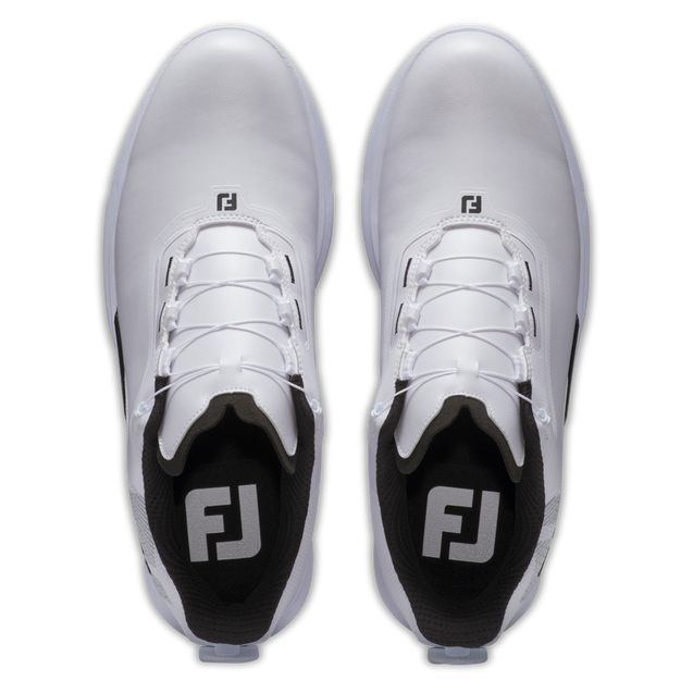 Men's Fuel BOA Spikeless Golf Shoe - White/Black | FOOTJOY