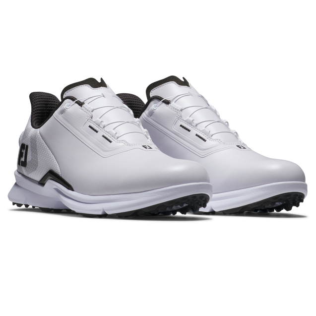 Men's Fuel BOA Spikeless Golf Shoe - White/Black | FOOTJOY