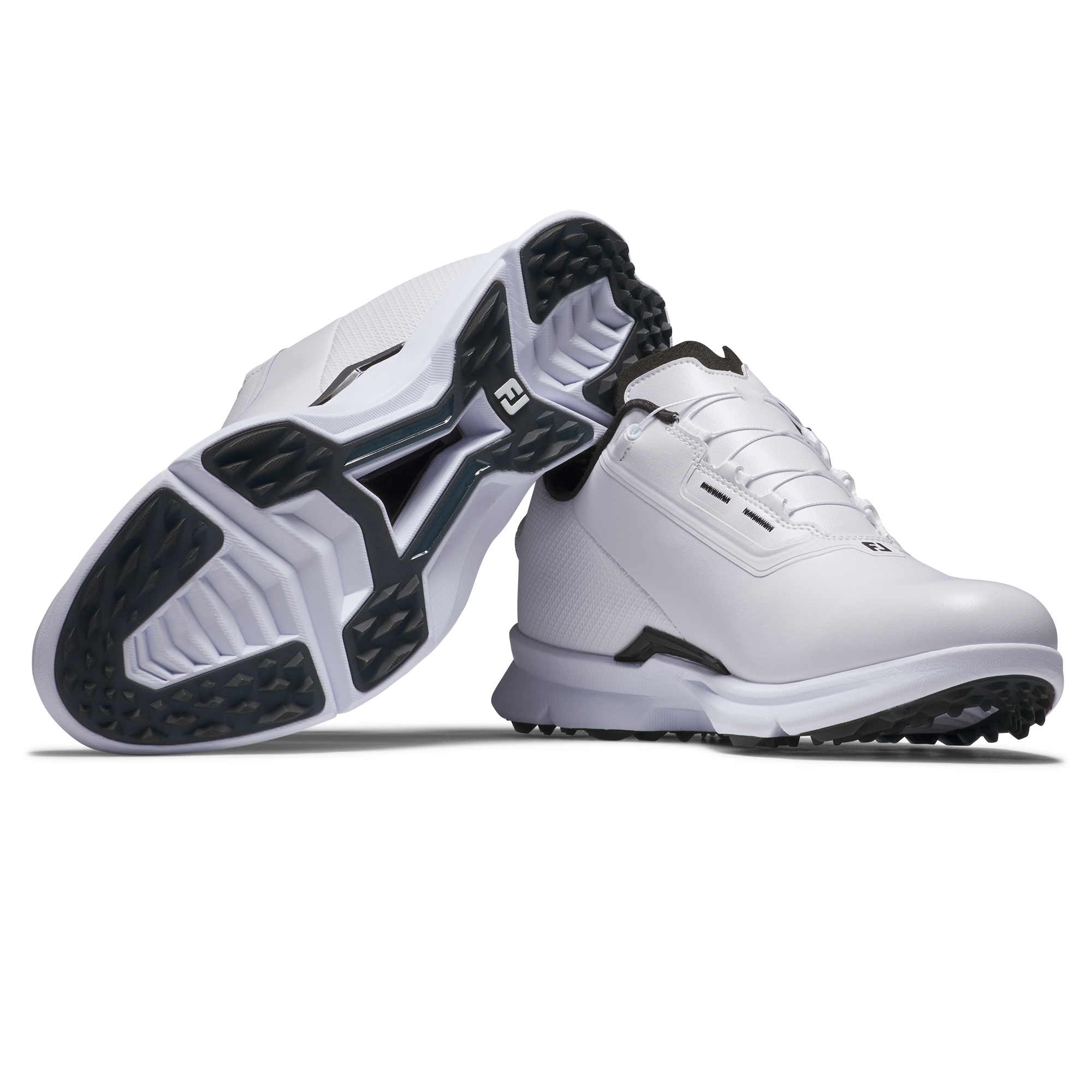 Men's Fuel BOA Spikeless Golf Shoe - White/Black