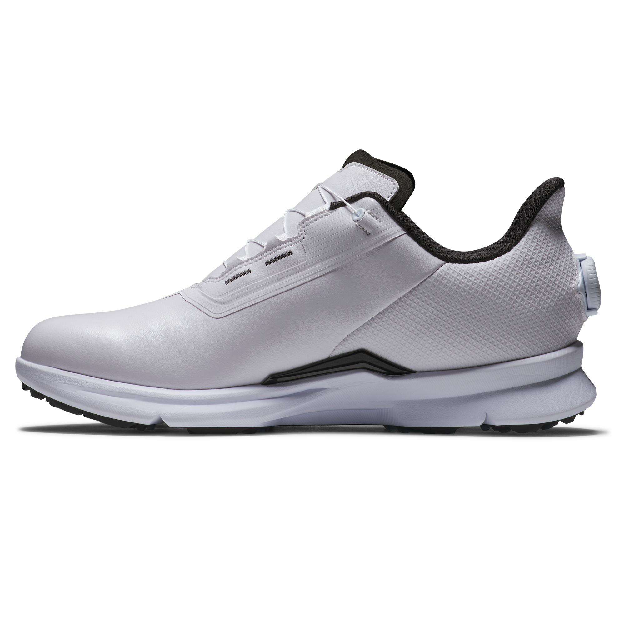 Men's Fuel BOA Spikeless Golf Shoe - White/Black