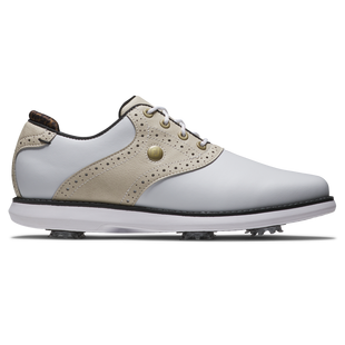 Chaussures De Golf FootJoy Femme – Blanc, Cuir – Taille US 8.5 (40 EU) – Occasion