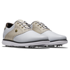 Prior Generation - Women's Traditions Saddle Spiked Golf Shoe - White/Beige