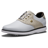 Prior Generation - Women's Traditions Saddle Spiked Golf Shoe - White/Beige