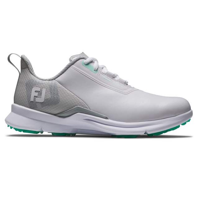 Women's Fuel Spikeless Golf Shoe - White/Grey/Mint FOOTJOY