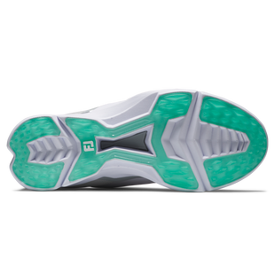 Women's Fuel Spikeless Golf Shoe - White/Grey/Mint FOOTJOY