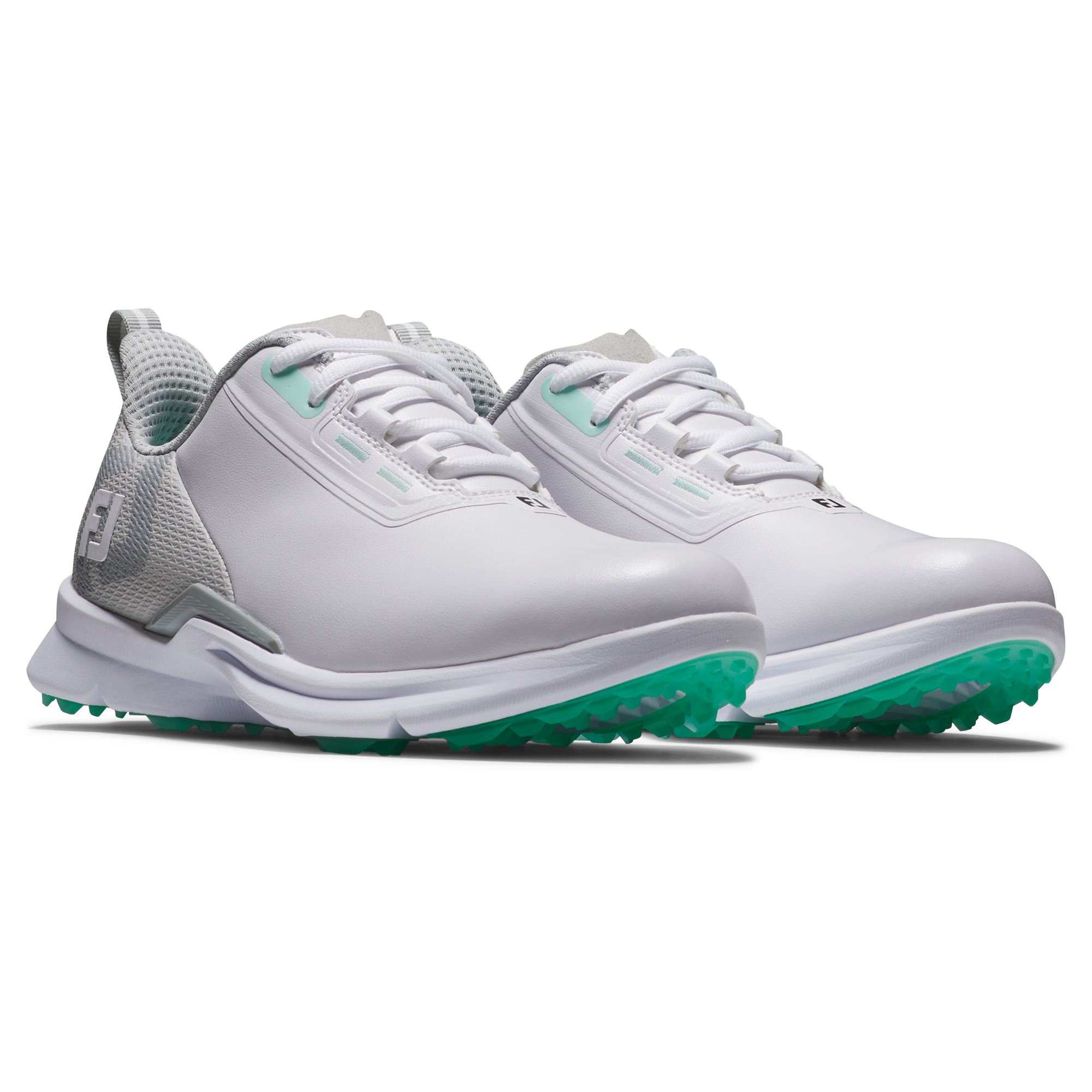 Women's Fuel Spikeless Golf Shoe - White/Grey/Mint
