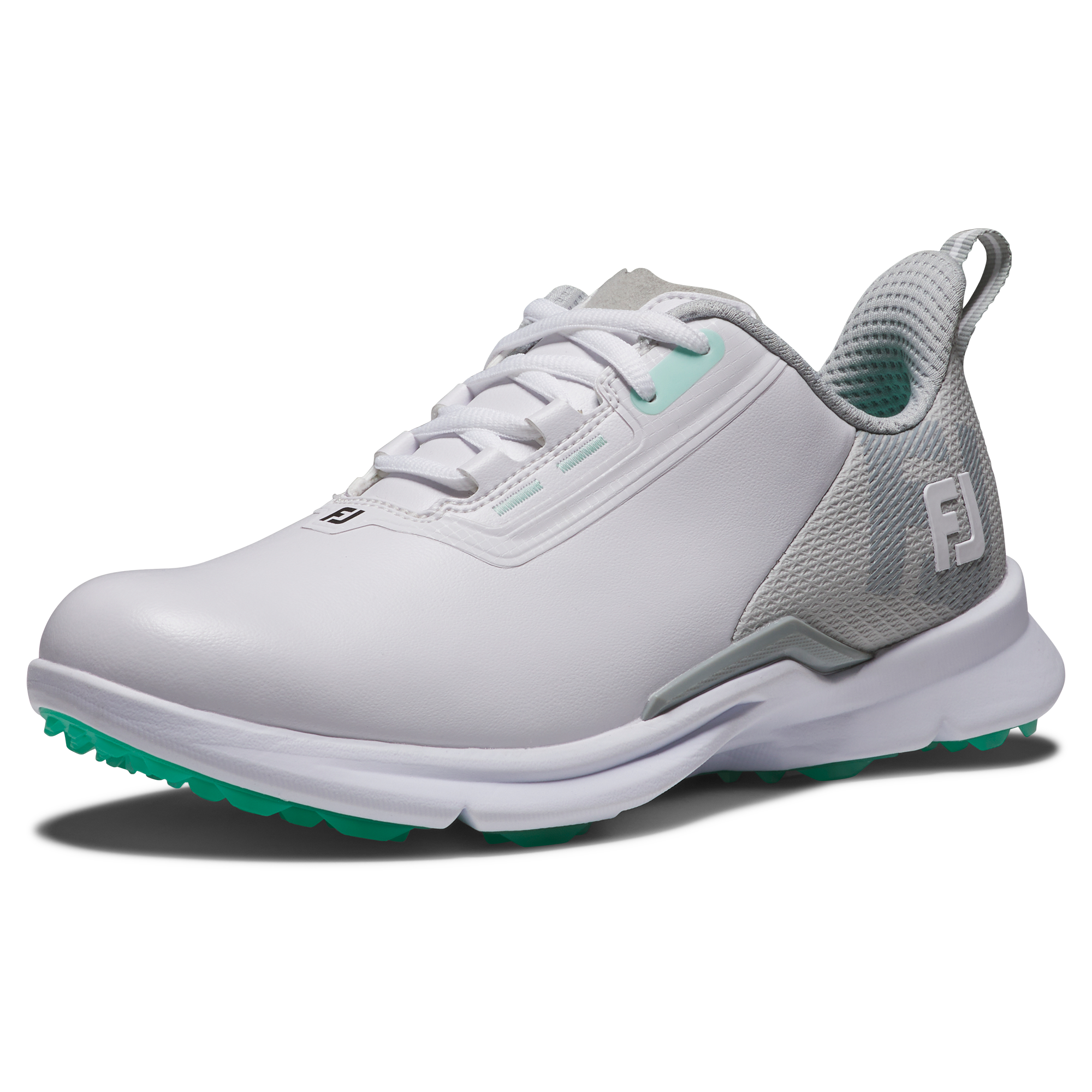 Women's Fuel Spikeless Golf Shoe - White/Grey/Mint