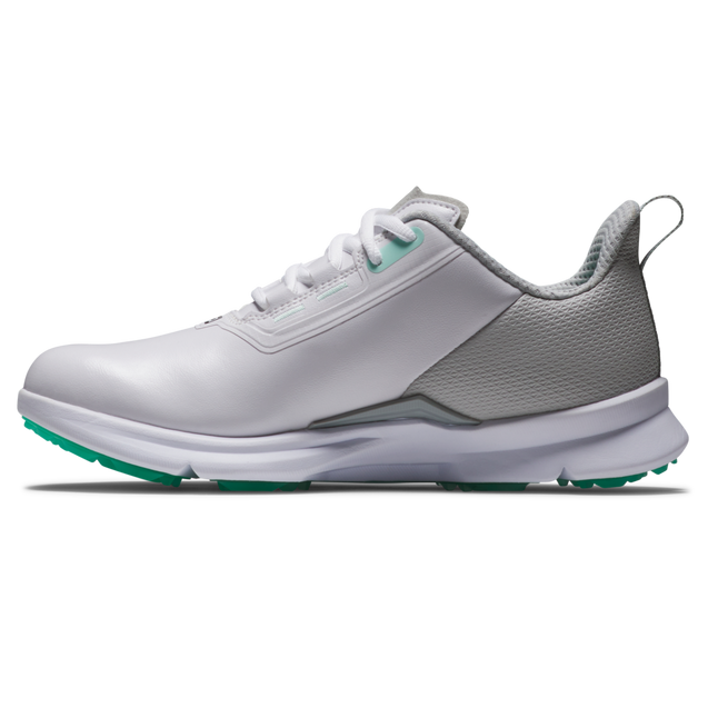 Women's Fuel Spikeless Golf Shoe - White/Grey/Mint | FOOTJOY