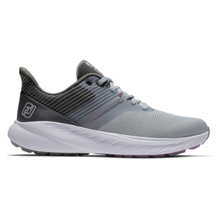 Prior Generation - Women's Flex Spikeless Golf Shoe - Grey/Purple FOOTJOY