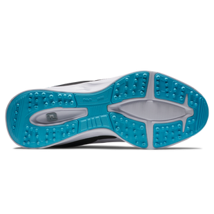 Junior Fuel Spikeless Golf Shoe - White/Black/Blue FOOTJOY