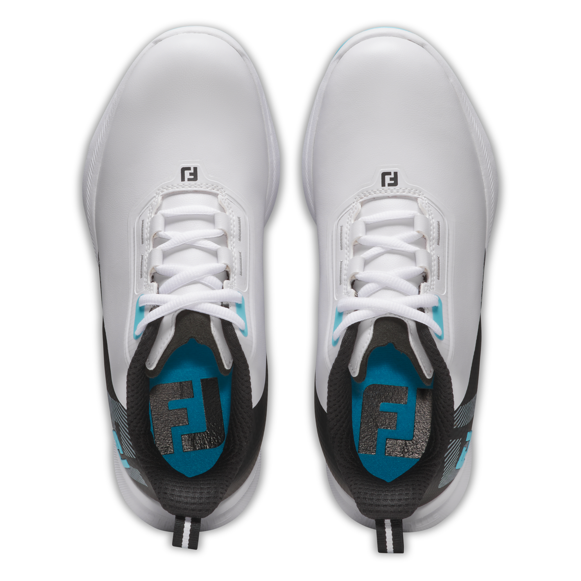 Junior Fuel Spikeless Golf Shoe - White/Black/Blue