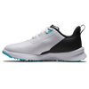 Chaussure de golf sans crampons Fuel pour juniors - Blanc/noir/bleu