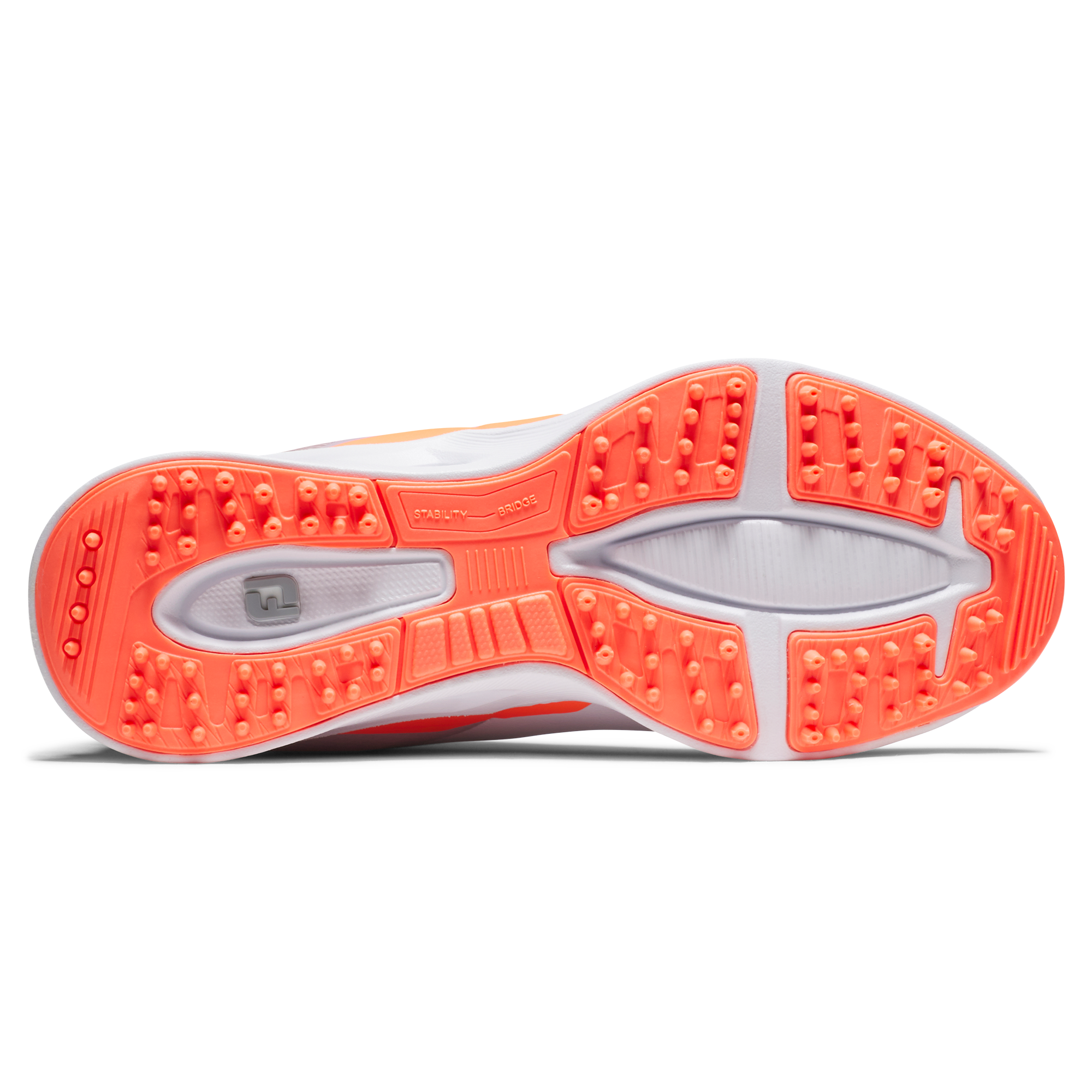 Junior Girls' Fuel Spikeless Golf Shoe - White/Pink