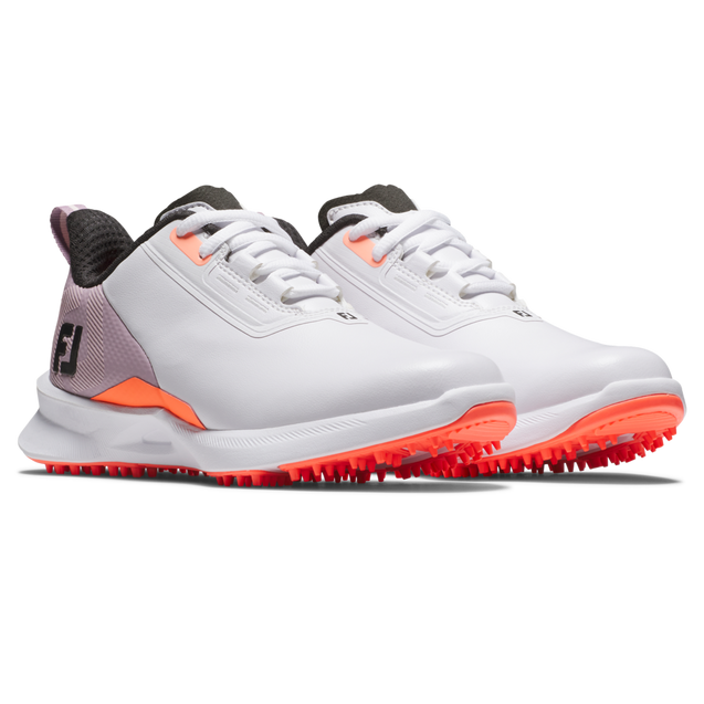 Junior Girls' Fuel Spikeless Golf Shoe - White/Pink | FOOTJOY