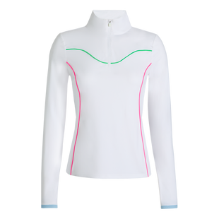 Women's Double Knit Contrast 1/4 Zip Midlayer G/FORE