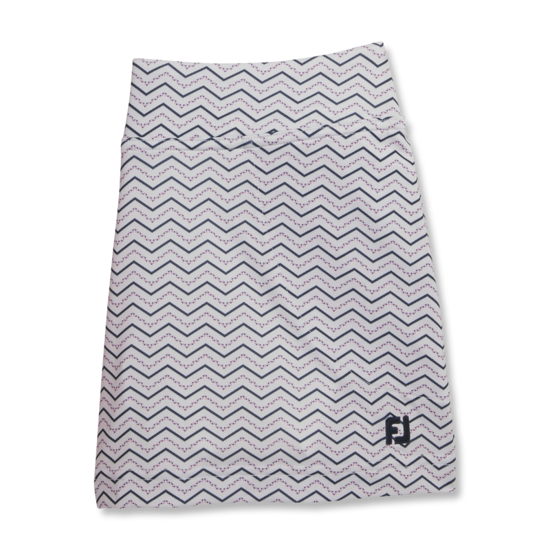 Girl's Chevron Dot Print Skort
