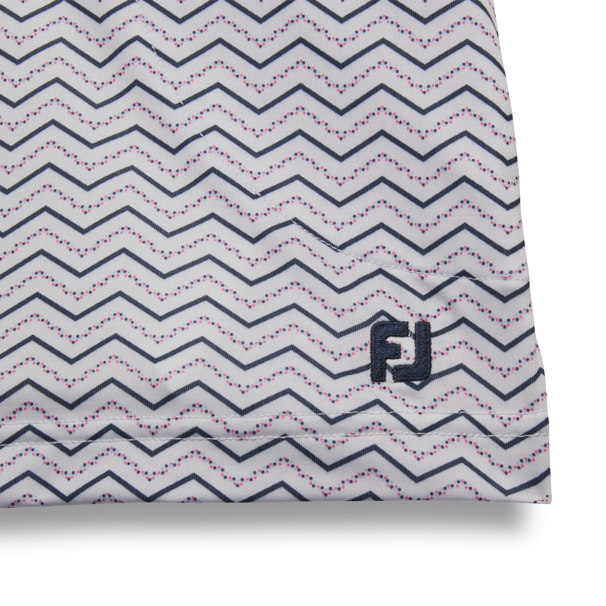 Girl's Chevron Dot Print Skort
