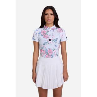 Women's Spring Showers Short Sleeve Polo BAD BIRDIE