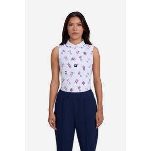 Women's With a Twist Sleeveless Polo BAD BIRDIE