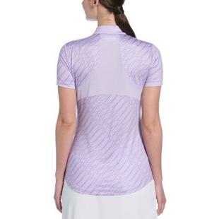 Women's Wave Stripe Short Sleeve Polo PGA TOUR