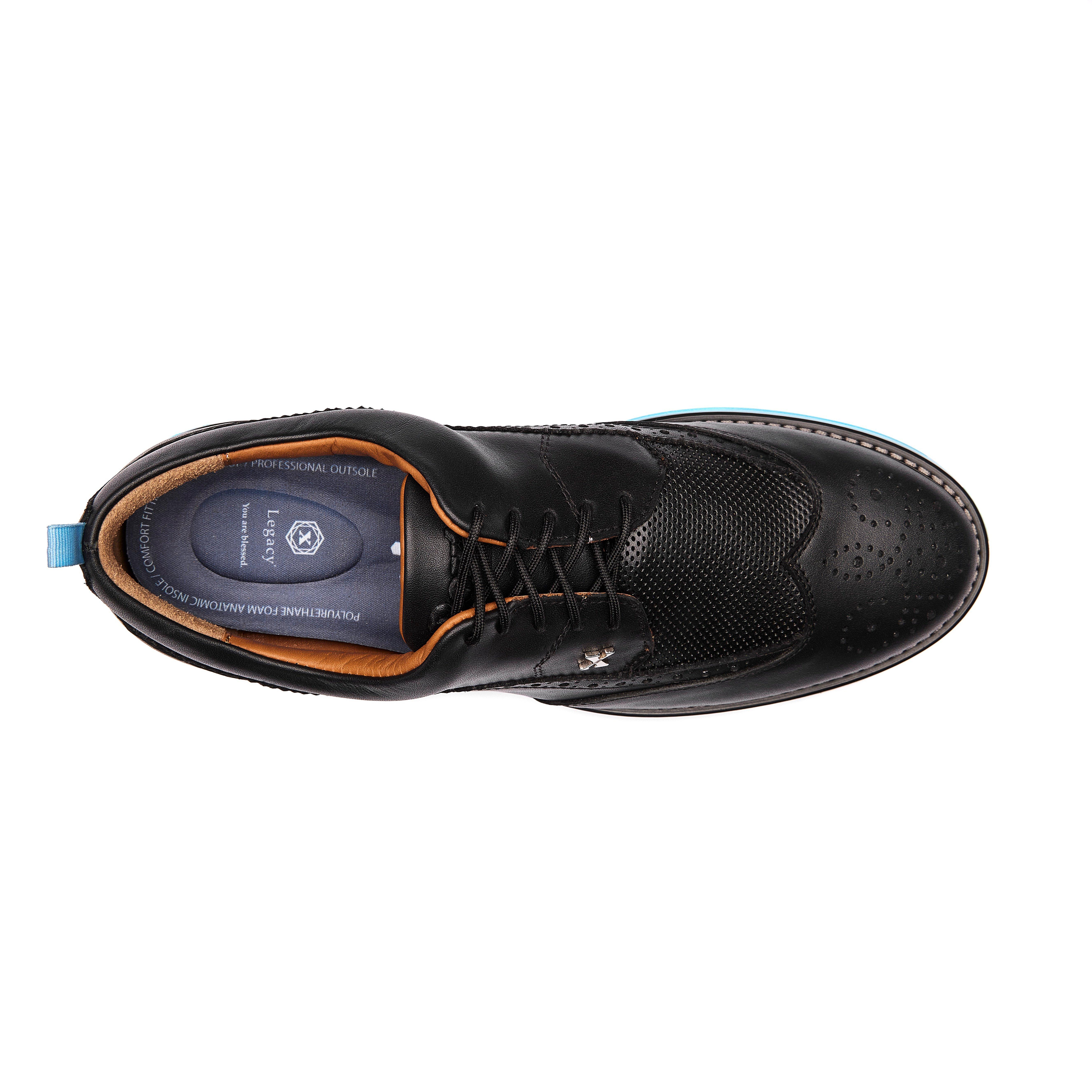 Men's Legacy Love Hybrid Spikeless Golf Shoe - Black/Blue
