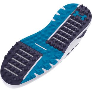 Men's Drive Fade SL Spikeless Golf Shoe - White/Blue UNDER ARMOUR